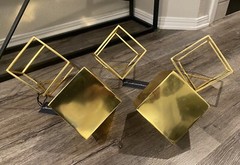 Regina Andrew Modern Design & Decor -Geometric Metal Sculpture w/Gold Finish