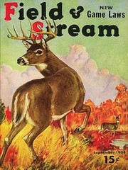 Vintage Field And Stream Magazine Cover Reproduction Metal Sign FREE SHIPPING