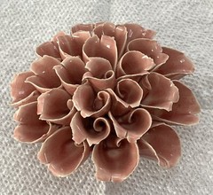 HANDMADE CERAMIC “FLOWER” -TABLE TOP/WALL DECOR