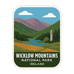 Wicklow Mountains Ireland National Park Sticker Decal Vinyl Die-Cut World