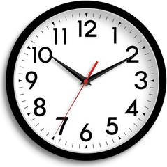 Stylish 8-Inch Silent Wall Clock – Modern Battery Operated Decor for Any Room