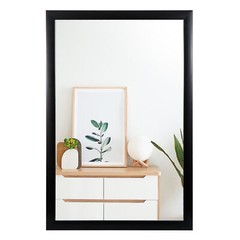 Rectangular Wall Mirror 24″ x 36″ Modern Decorative Vanity Bathroom Mirror Black