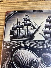 Kraken Spiced Rum Metal Tin Sign 12″ x 8″ Vintage Style Tiki Bar Home Decor New