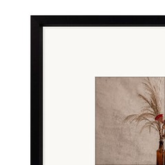 2 Pack Aluminum Picture Frame Real Glass Ivory Mat Horizontal and Vertical