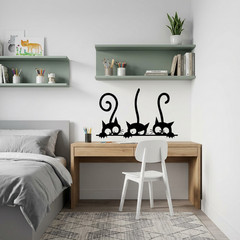 Cat Pattern Home Quote Vinyl Wall Decal Decor Art Sticker Decals PVC Baby