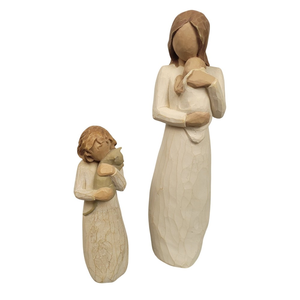 Willow Tree Angel of Mine & With Affection Figurines Susan Lordi Lot of 2