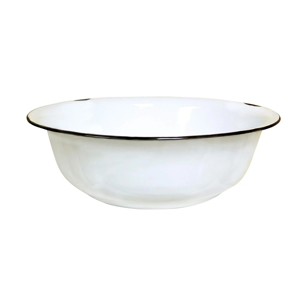 CWI Gifts Enamel Basin, 12.5-Inch