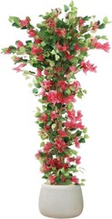 5.6ft Artificial Bougainvillea Tree with Vibrant Flowers in Pot – Lifelike Faux