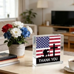 Memorial Day Decorations Patriotic Table Decor 4th of July Red White and Blue Q