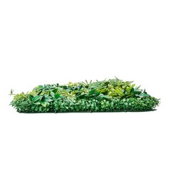 Uimoso Artificial Grass Wall Panels 8 PCS 20 x 20 in 3D Greenery Decor Privacy
