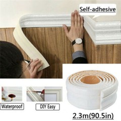7.5FT Waterproof 3D Wall Border Wall DIY Decor Sticker Self-adhesive Kitchen US