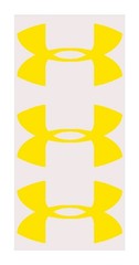 3 Under Armour 2″ wide logo Heat Transfer Vinyl HTV Iron On