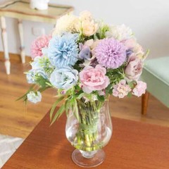 1/2PCS Artificial 7 Heads Hydrangea Flowers Silk Bouquet Party Wedding Decor US