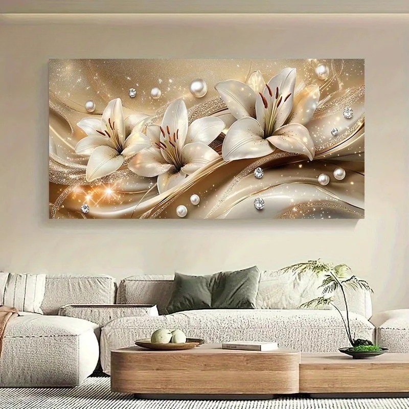 Abstract Flower Canvas Painting Canvas Wall Art Home Decor Wall Picture Poster