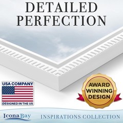 4×6 White Picture Frame with Easel Back for Vertical or Horizontal Display
