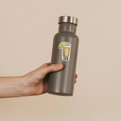 Lime & Tequila Sticker – Mini Drink Decal for Water Bottle & Laptop