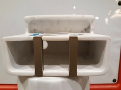 iDesign Dakota Desk Organizer White Marble 5×4″ fast free shipping new