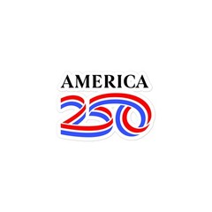 America 250th Anniversary Logo Sticker