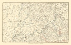 Historical Civil War Map – Illinois Indiana Ohio Kentucky – Bien 1895 – Vintage