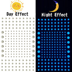 808 PCS Glow in the Dark Stars for Ceiling, Glowing Wall Decals Decor Stickers,(