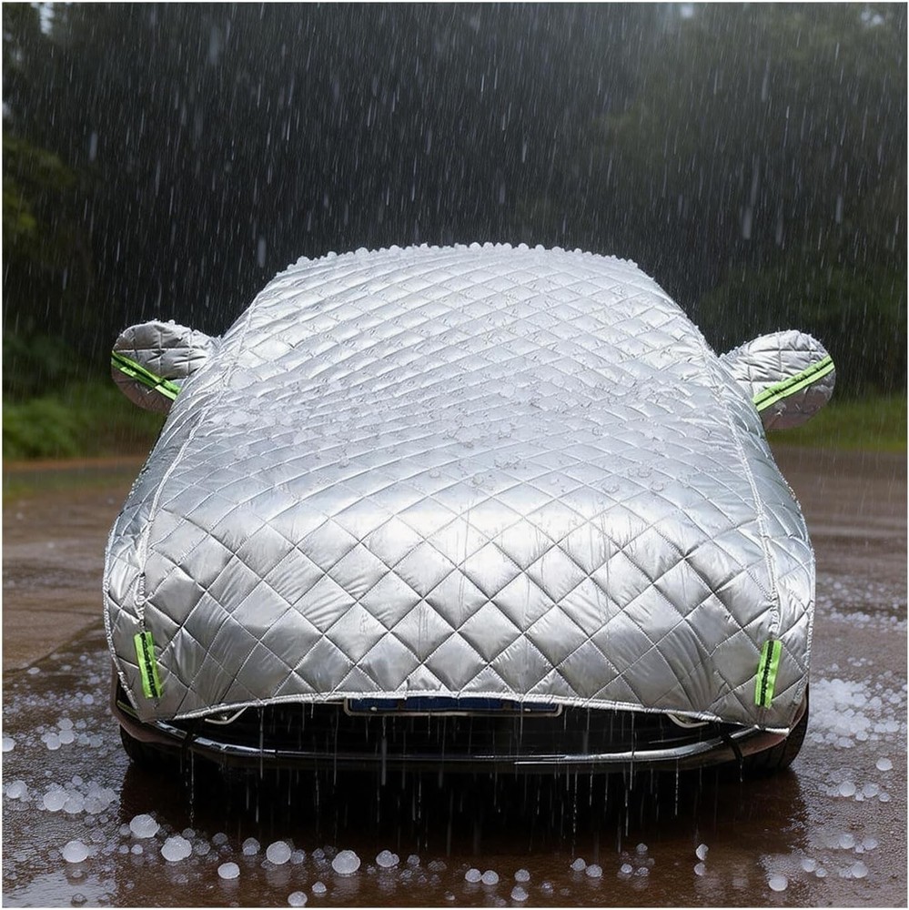 Heavy-Duty Hail Protector Car Cover for SUVs – Padded 5-Layer Blanket