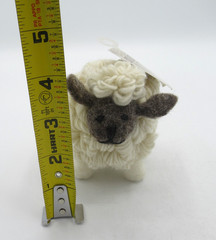 ERIN KNITWEAR Handmade Knitted Wool Plush Mountain Sheep Standing 4” NWT Ireland