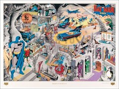 BATMAN – SECRETS OF THE BATCAVE POSTER – VINTAGE REPRINT