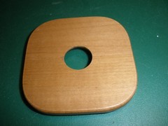 RARE Longaberger Paper Clip with Magnet Wooden Lid ONLY 3″x3″