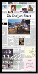 11×22 Newspaper Frame, Display 11 x 22 Inch Newspaper Front Page for Wall, Li.