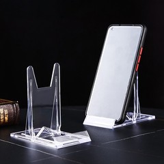 2-20X 4″ Two Part Adjustable Acrylic Display Stand Easels for Minerals Fossils