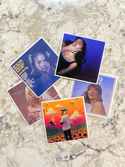 Custom Album Cover Sticker l Gloss or Holographic Laminate l Waterproof Decal