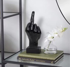 Resin Ornaments Of Middle Finger Statue Upright Figurine Art Sculpture Decor