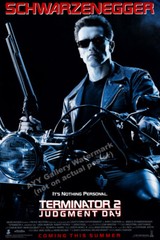 Terminator 2 Movie Poster – Size 24×36 inches