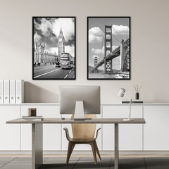 Mainstays 24×36 Black Poster Frame – Wall Mount Display Frames – Pack of 1
