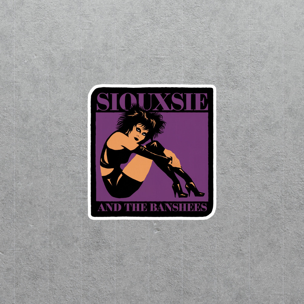 Siouxsie and the Banshees Sticker – Retro 80s Goth Punk Rock Band Decal #3893