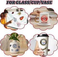 UV DTF Cup Wraps for 16 OZ, 32 Sheets Rugby Football Gameday Waterproof UV DTF T