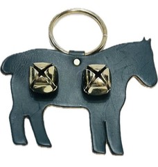 Amish Leather Horse Bell Hanger Rustic Handmade Lancaster County PA