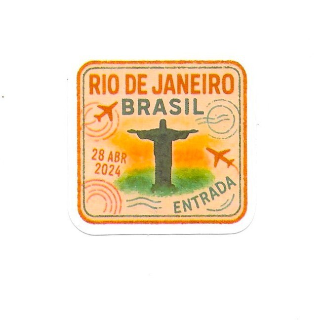 Rio de Janeiro Brasil Vinyl Sticker Christ the Redeemer Travel Souvenir Art Gift