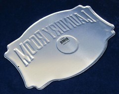 LAUNDRY ROOM -*US MADE*- Die-Cut Embossed Metal Sign – Utility Room Wall Décor