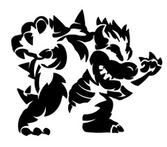Vinyl Decal Car Truck Sticker Wall Super Mario Galaxy – Bowser v3
