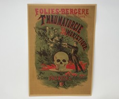 Circus Poster Magic Show Freak Show Posters Skulls Ghosts Skeletons Wall Art