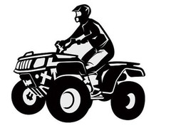 ATV Quad Boys Bedoom Kids Sports Wall Art Decal 36″