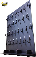 P0004 Acrylic Key Hooks Upgrade Thick Buckle 14 3/4ʺW X 18 3/4ʺL Wall-Mounted