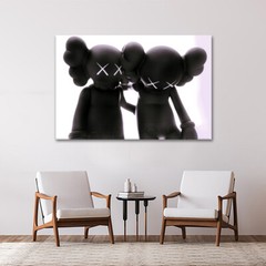 Cartoon Dolls Wall Art Canvas Print Ready To Hang Hypebeast Decor Pop Art Poster