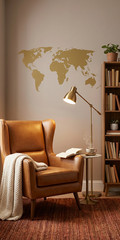 World Map Travel Office Bedroom Living Wall Sticker Graphic Vinyl Home Kid décor