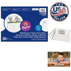 Recyclable Multi-Program Story Paper with Artwork Space – Bright and Engaging