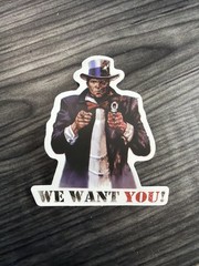 Batman Two-Face Harvey Dent We Want You! Sticker