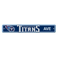 New NFL Tennessee Titans Home Decor AVE Street Sign 24″ x 4″ Styrene Plastic