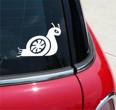 TURBO SNAIL VINYL DECAL STICKER CHARGER FUNNY BOOST JDM TUNING CAR TRUCK WINDOW