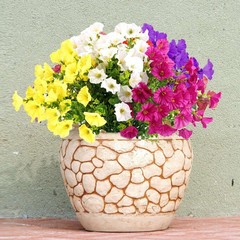 Artificial Flowers for Outdoors Decoration UV Resistant Fake Flowers Plants